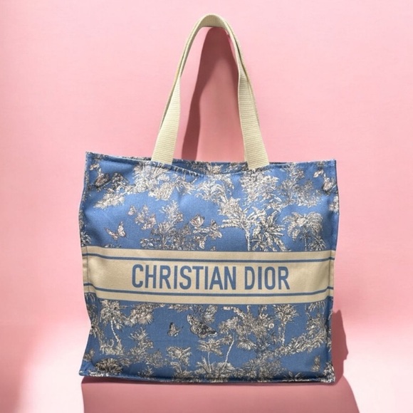 Christian Dior Butterfly Canvas Tote GWP VIP New w/ Packaging - Picture 1 of 7